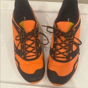 Men's Merrell Orange and Black Athletic Shoes